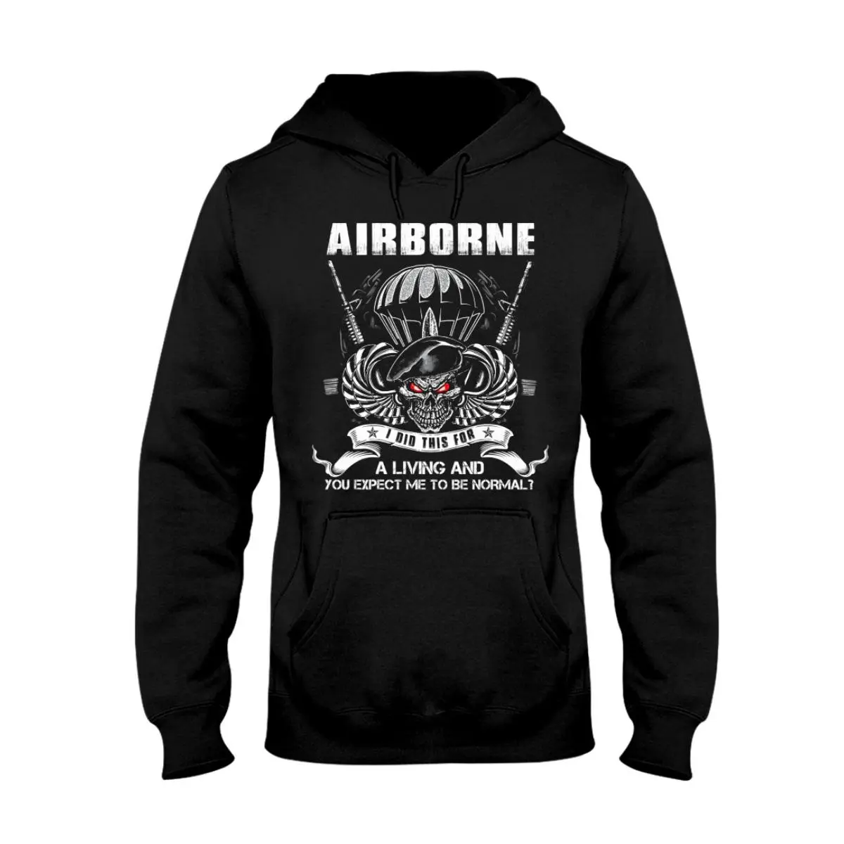 Army Airborne Wings with Skull T Shirts Perfect Gift for Paratrooper Army Troops 2