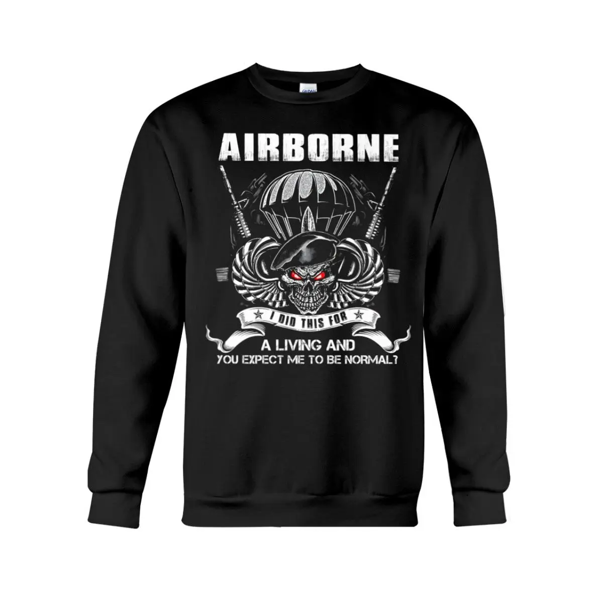 Army Airborne Wings with Skull T Shirts Perfect Gift for Paratrooper Army Troops 3