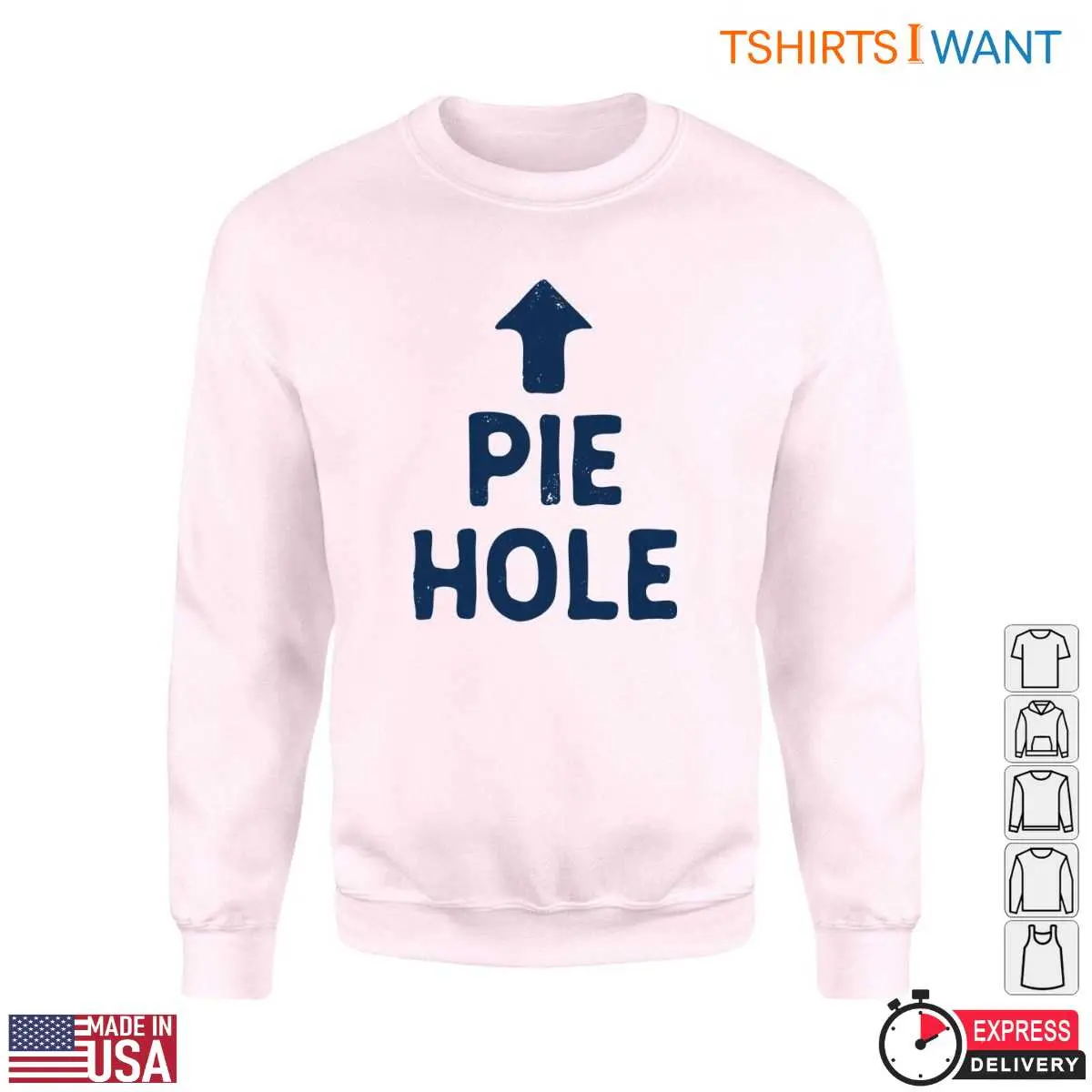 Arrow Design T-Shirt - Pie Hole Funny Thanksgiving Apparel 11 Arrow Design T-Shirt Detail