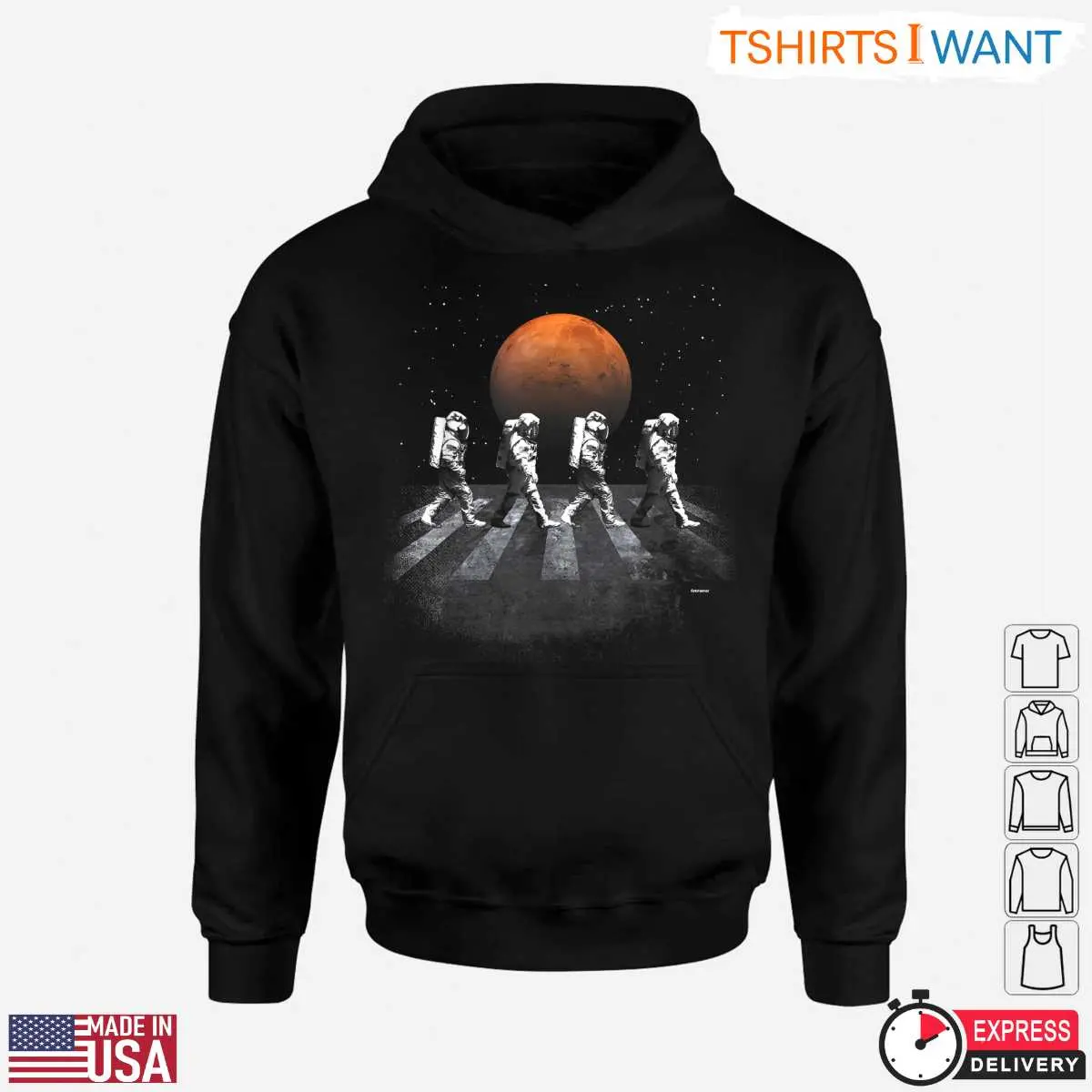 Astronaut Walking in Space Occupy Mars Cosmic T Shirt 2 1.jpg