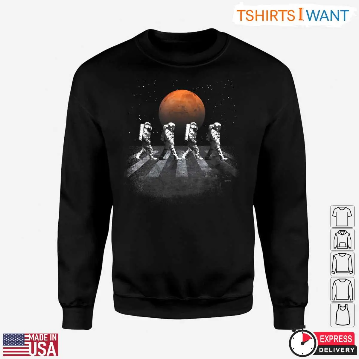 Astronaut Walking in Space Occupy Mars Cosmic T-Shirt 13 Astronaut Walking in Space Occupy Mars Cosmic T-Shirt Detail