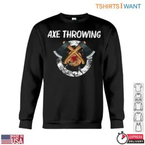 Axe Throwing Lumberjack T-Shirt - Crossed Axes Target Design 8 Axe Throwing Lumberjack T Shirt Crossed Axes Target Design 3 1 1.jpg