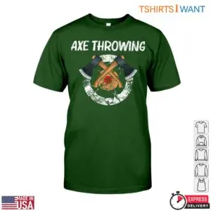 Axe Throwing Lumberjack T-Shirt - Crossed Axes Target Design 10 Axe Throwing Lumberjack T Shirt Crossed Axes Target Design 5 1 1.jpg