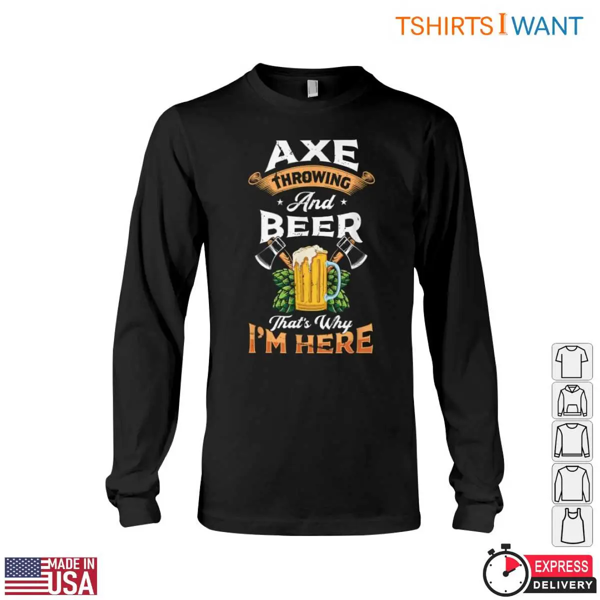 Axe Throwing and Beer T Shirt Funny Lumberjack Style Design 4 1 1.jpg
