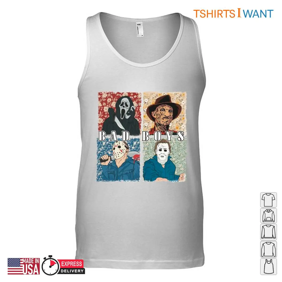 Bad Boys T Shirt Iconic Horror Characters Tee 1 1.jpg
