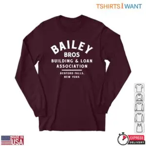 Bailey Brothers T-Shirt - Bedford Falls New York Film 6 Bailey Brothers Bailey Brothers T Shirt Bedford Falls Film 2 1.jpg