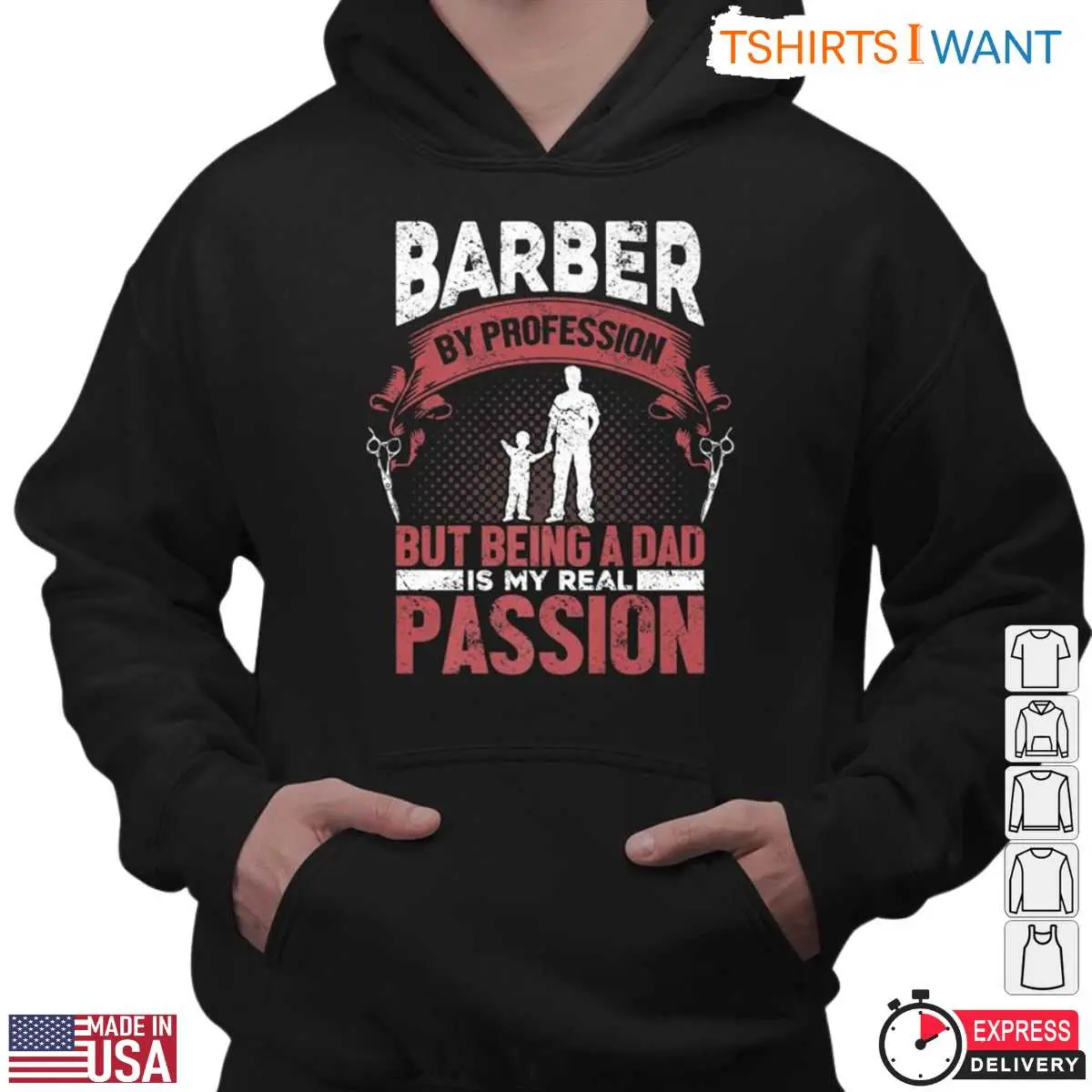 Barber Dad Real Passion Funny Barber Shirts 3 1.jpg