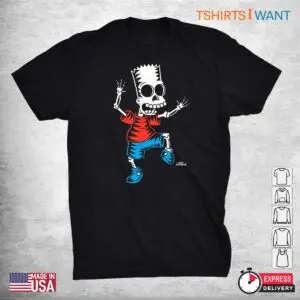 Bart Simpson Skeleton Treehouse of Horror Tee 1 1.jpg