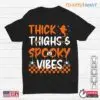 Bat Halloween Shirt: Thick Thighs And Spooky Vibes Ghost And Bat Halloween Costume 10 Bat Halloween Shirt Thick Thighs Spooky Vibes 1 1.jpg