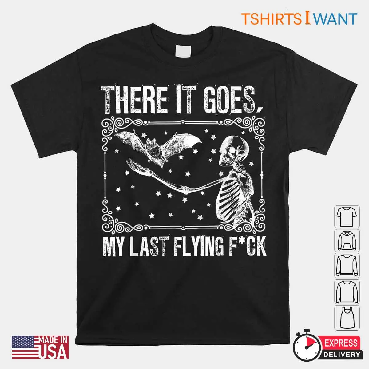 Bat Shirt Halloween Last Flying Skeleton Tee 1 1.jpg