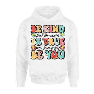 Be Kind Be You T Shirt Groovy Retro 70s Style Inspirational Quote Tee 2 1.jpg