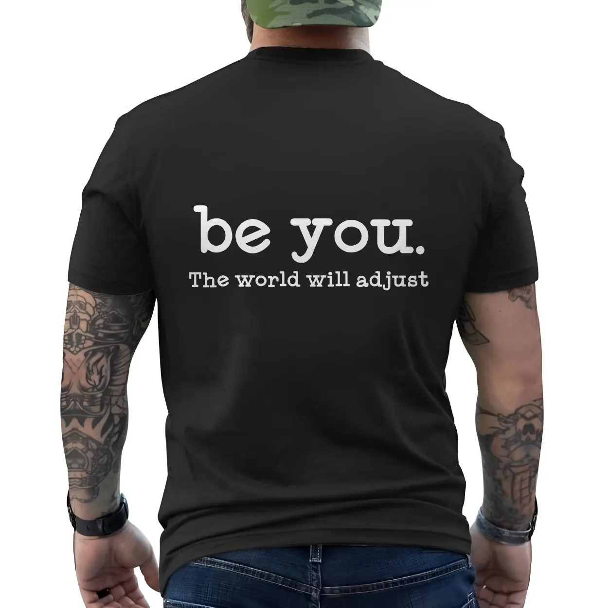 Be You The World Will Adjust Motivational Quote T-Shirt 6 Be You The World Will Adjust Motivational Quote T Shirt 6 1.jpg