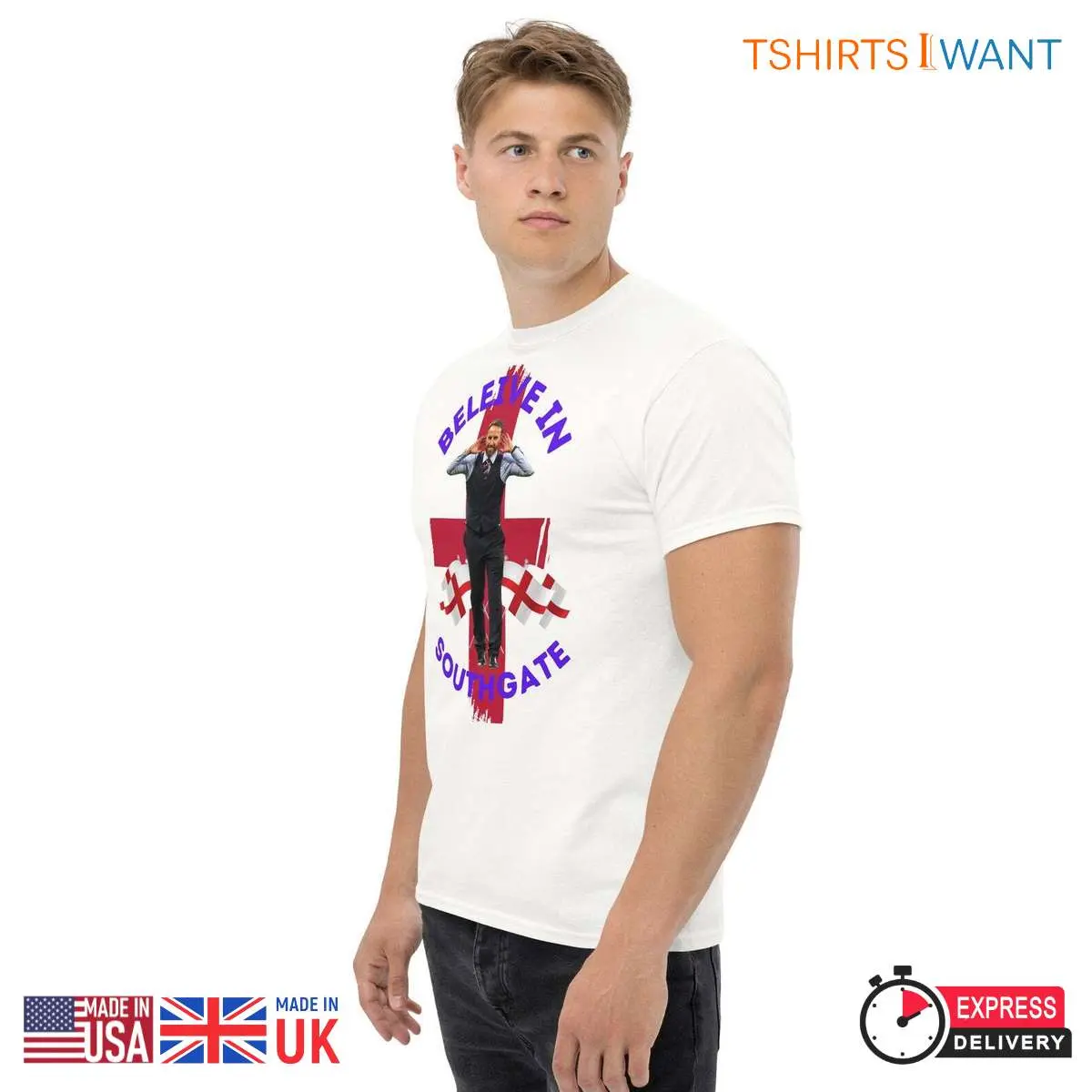 Believe in Gareth Southgate England Football Manager Euro 2024 T-Shirt 2 Believe in Gareth Southgate England Euro 2024 T Shirt 2 1 1.jpg