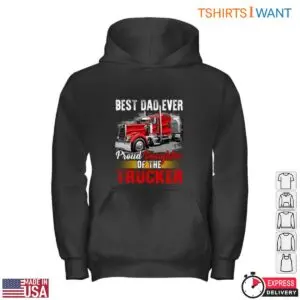 Best Dad Trucker T-Shirt - Proud Daughter Of A Trucker Graphic Tee 10 Best Dad Trucks Trucker Tee 5 1.jpg