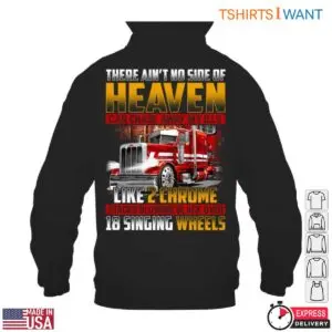 Big Red Truck Monster Truck Shirt - Chrome Stacks, 18 Singing Wheels, Heaven Lyrics T-Shirt 9 Big Red Truck Monster Truck T Shirt 4 1.jpg