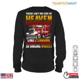Big Red Truck Monster Truck Shirt - Chrome Stacks, 18 Singing Wheels, Heaven Lyrics T-Shirt 10 Big Red Truck Monster Truck T Shirt 5 1.jpg