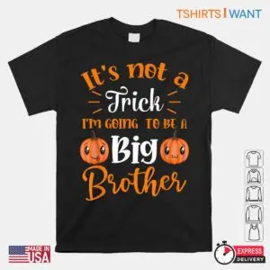 Big Sister Halloween Shirt New Sibling Reveal Tee 1 1.jpg