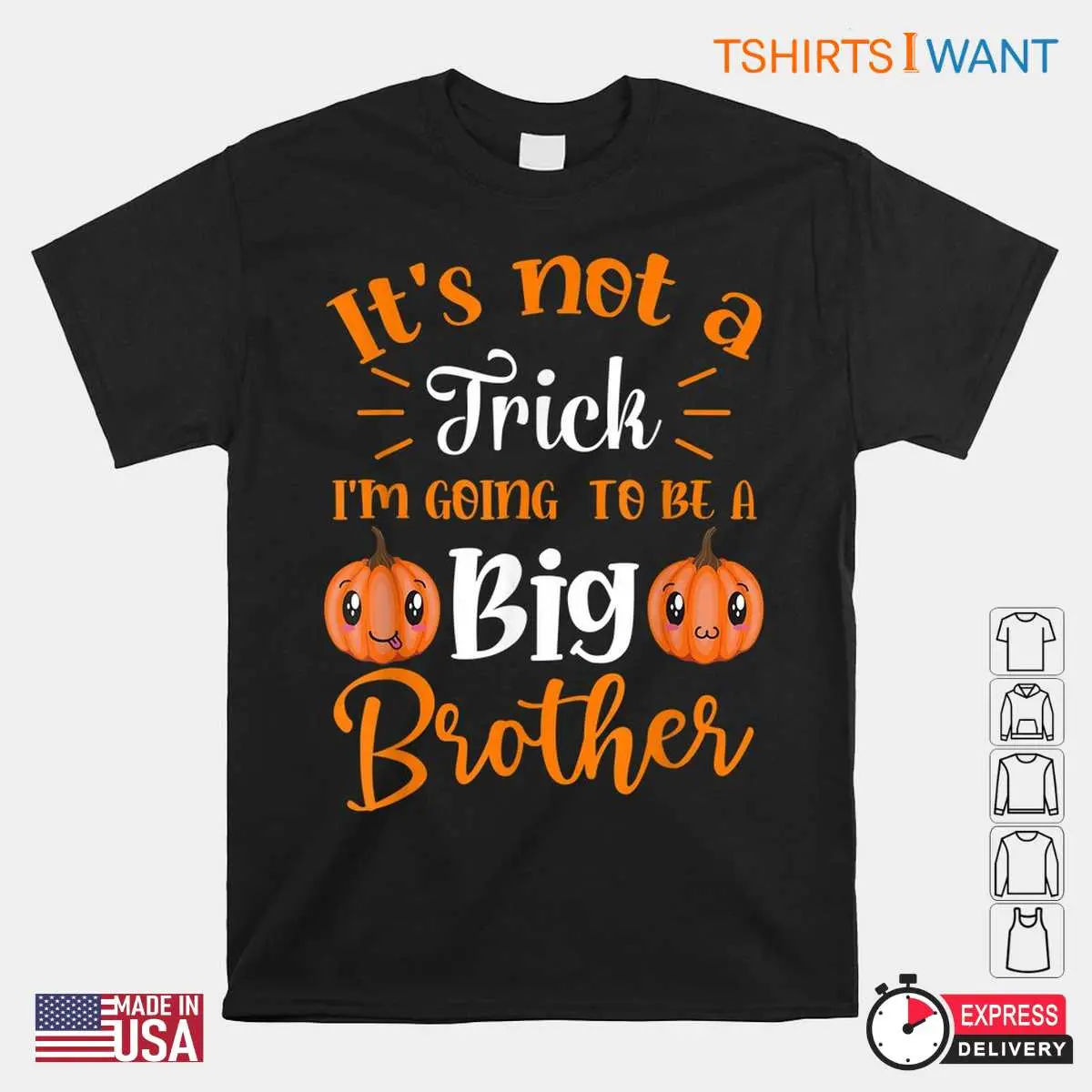 Big Sister Halloween Shirt New Sibling Reveal Tee 1 1.jpg