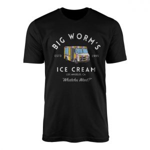 Big Worms Ice Cream T Shirt E28093 Funny Retro Food Truck Tee 1.jpg