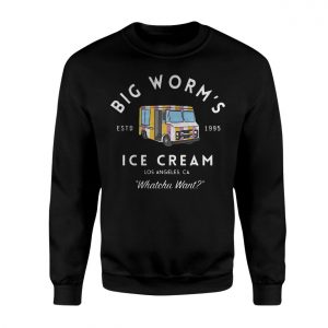 Big Worms Ice Cream T Shirt E28093 Funny Retro Food Truck Tee 3.jpg