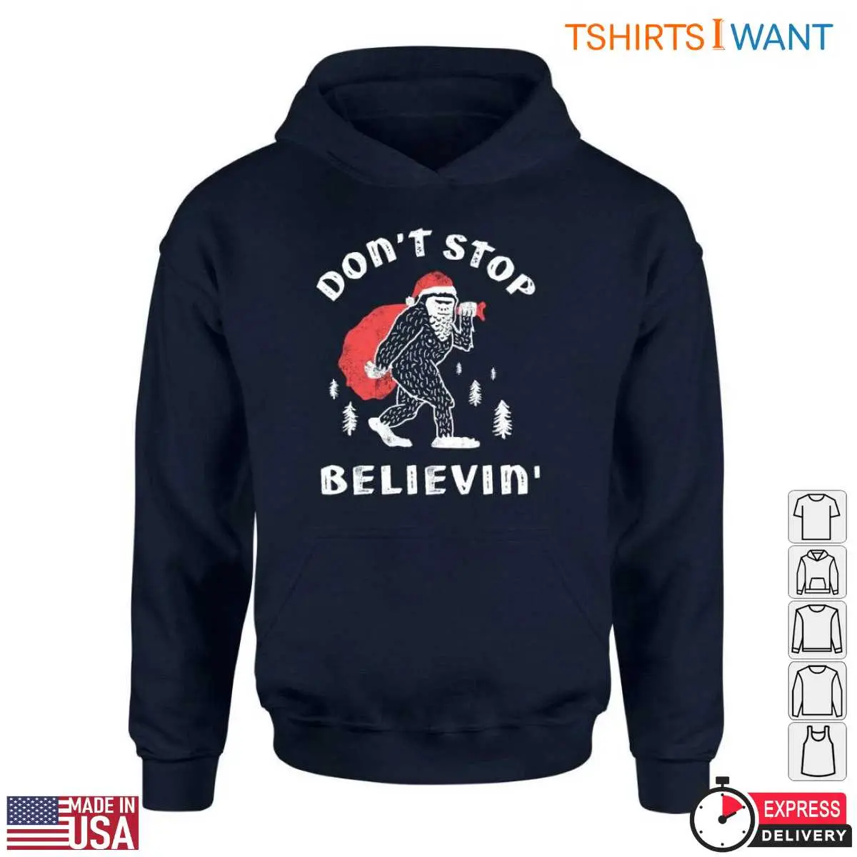 Bigfoot Christmas T Shirt Don t Stop Believin 4 1.jpg