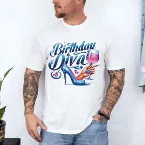Birthday Diva T-Shirt – Glam High Heel and Wine Glass Party Tee 10 Birthday Diva T Shirt E28093 Glam High Heel and Wine Glass Party Tee 4.jpg