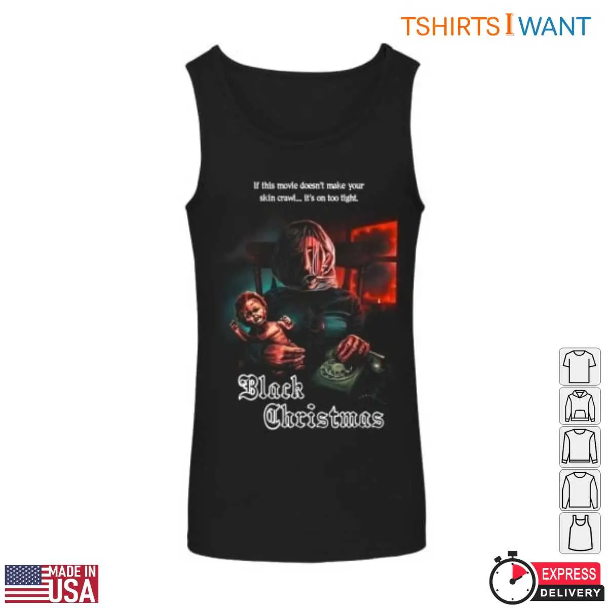 Black Christmas Movie 1974 T-Shirt - Horror Design with Killer and Iconic Movie Quote 4 Black Christmas Movie 1974 T Shirt Classic Horror Art 5 1.jpg