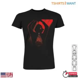 Black Christmas Slasher T-Shirt - Dark Horror Design with Red Highlights and Sinister Silhouette 9 Black Christmas Slasher T Shirt Classic Horror Art 4 1.jpg