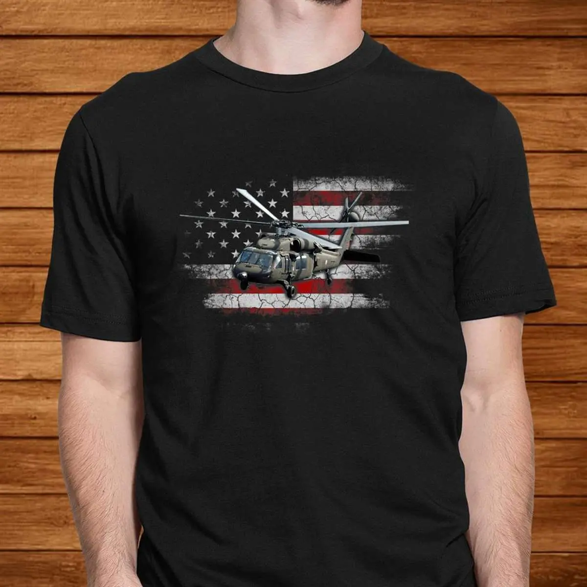 Black Hawk Helicopter Vintage Flag Shirt 2 1.jpg