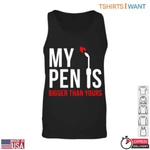 Blowtorch T-Shirt - Pen Shaped Like a Blowtorch, Bigger Than Yours Graphic Tee 9 Blowtorch Pen T Shirt Funny Graphic Design Tee 4 1.jpg