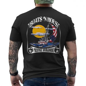 Boats N Hoes Retro Sailboat Tee E28093 Funny Patriotic Shirt 6.jpg