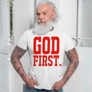 Bold Faith T-Shirt – GOD FIRST Red Christian Statement Tee 13 Bold Faith T Shirt E28093 GOD FIRST Red Christian Statement Tee 7.jpg