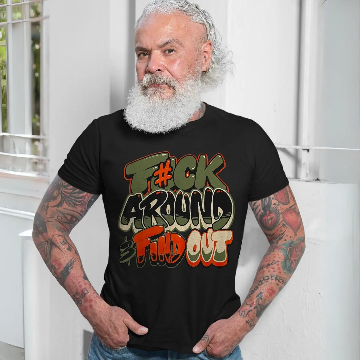 Bold Graffiti T Shirt E28093 Fuck Around Find Out Streetwear Tee 7.jpg