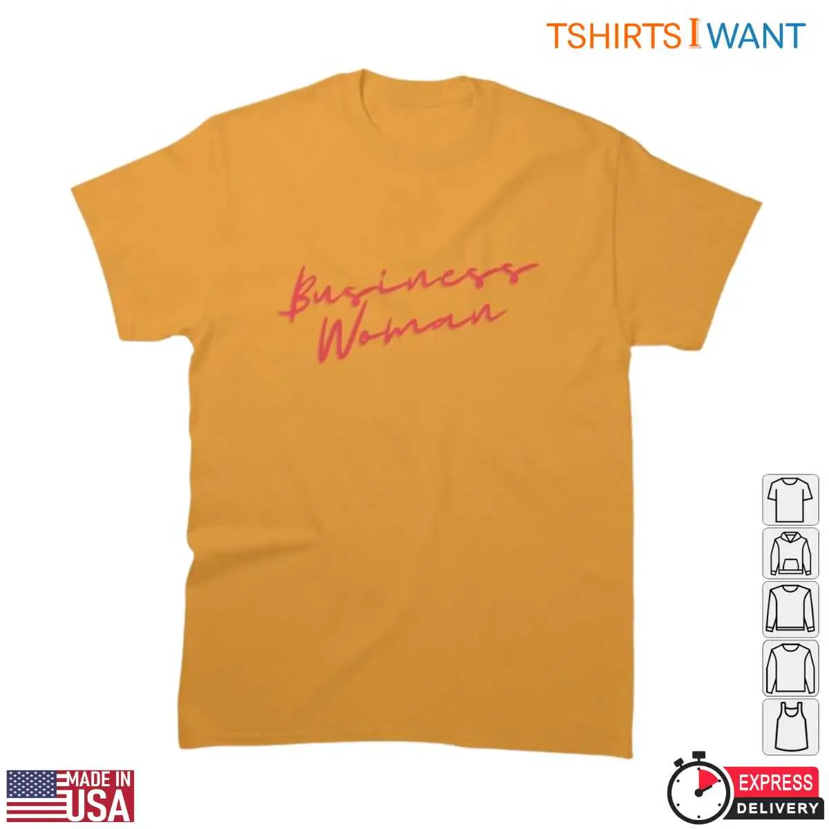 Bold Stylish Business Woman Entrepreneur Shirt 6 Bold Stylish Business Woman Entrepreneur Shirt Front View