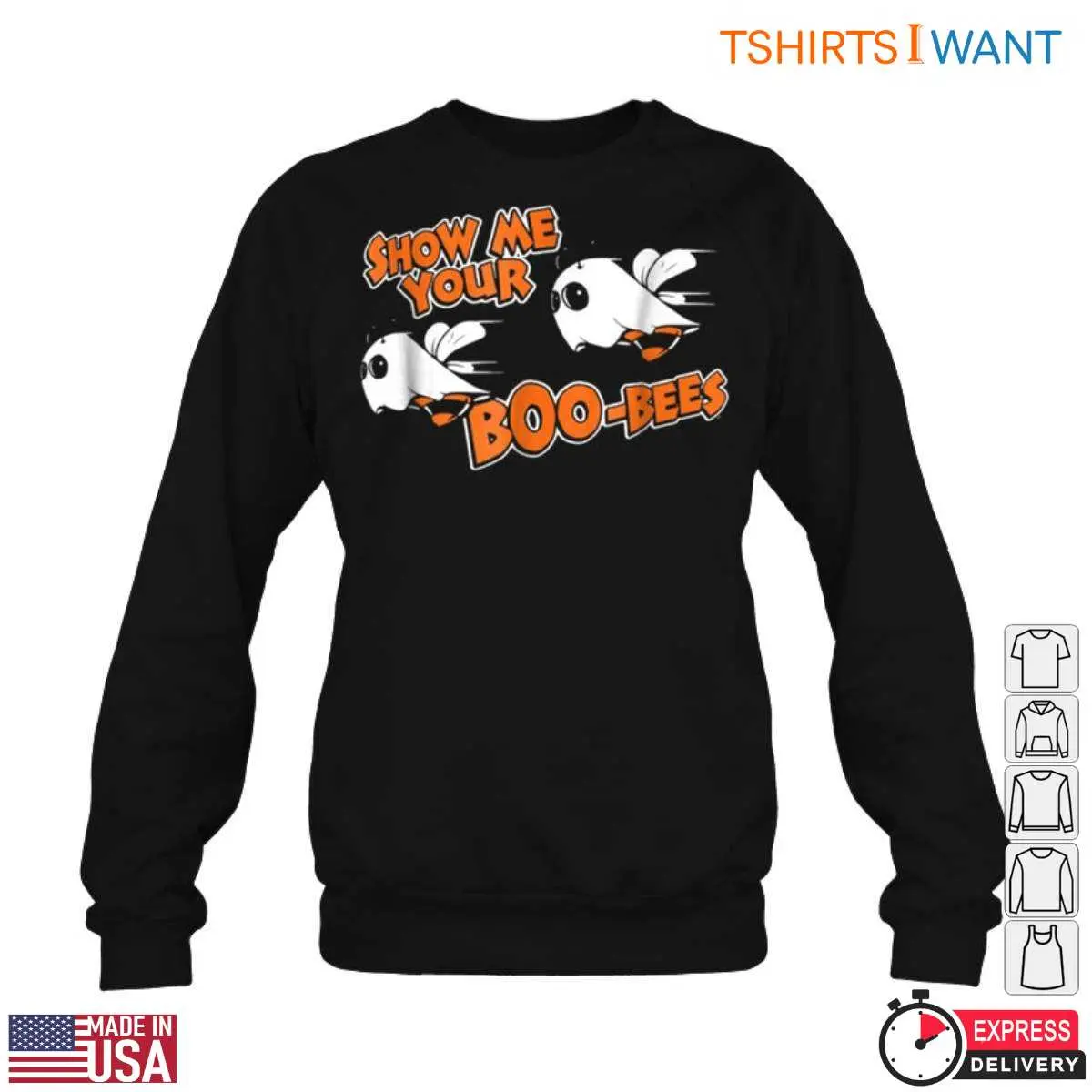 Boo Bee Halloween Shirt - Ghost Design 2 Boo Bee Halloween Shirt Ghost Design 2 1.jpg