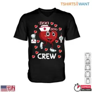 Boo Boo Crew Nurse T-Shirt - Cute Heart Nurse Cartoon Design 7 Boo Boo Crew Nurse T Shirt Cute Heart Nurse Cartoon Design 2 1.jpg