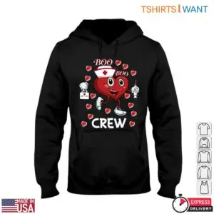 Boo Boo Crew Nurse T-Shirt - Cute Heart Nurse Cartoon Design 9 Boo Boo Crew Nurse T Shirt Cute Heart Nurse Cartoon Design 4 1.jpg