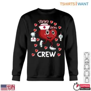 Boo Boo Crew Nurse T-Shirt - Cute Heart Nurse Cartoon Design 10 Boo Boo Crew Nurse T Shirt Cute Heart Nurse Cartoon Design 5 1.jpg