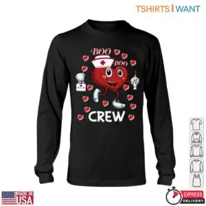 Boo Boo Crew Nurse T-Shirt - Cute Heart Nurse Cartoon Design 11 Boo Boo Crew Nurse T Shirt Cute Heart Nurse Cartoon Design 6 1.jpg