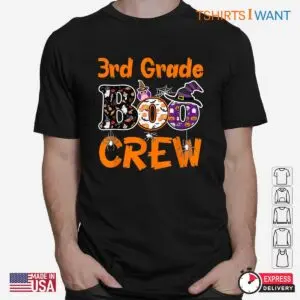 Boo Crew Halloween Shirt: 3rd Grade Teacher Student Boo Crew Halloween Tee 6 Boo Crew Halloween Shirt Teachers Spooky Squad Tee 2 1.jpg