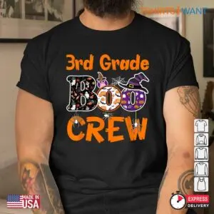 Boo Crew Halloween Shirt: 3rd Grade Teacher Student Boo Crew Halloween Tee 8 Boo Crew Halloween Shirt Teachers Spooky Squad Tee 4 1.jpg