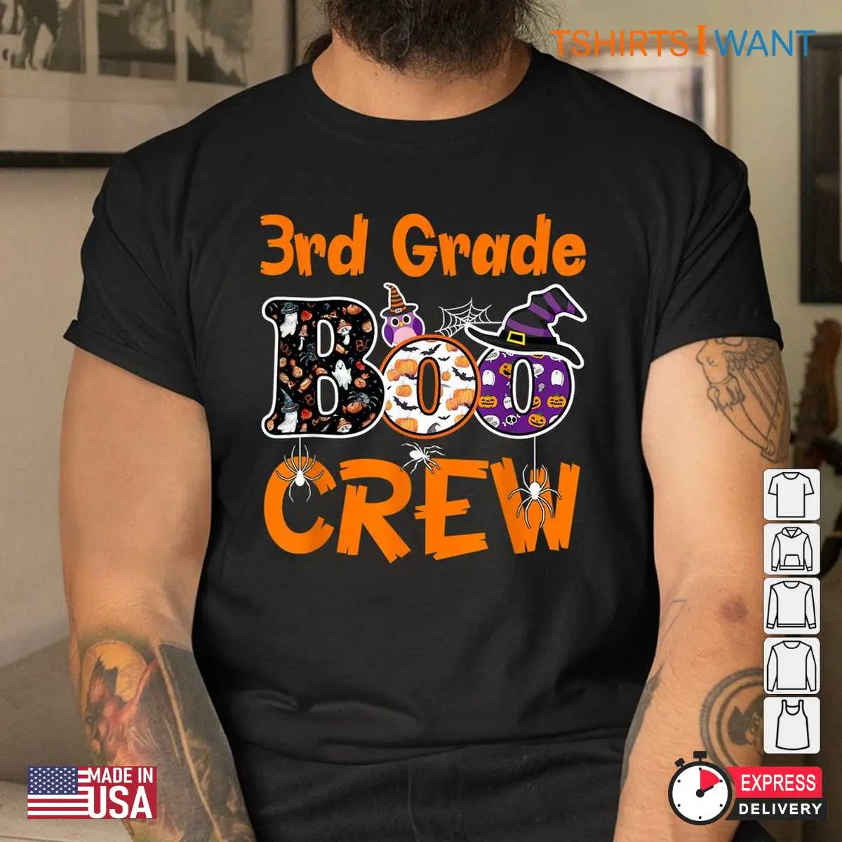 Boo Crew Halloween Shirt Teachers Spooky Squad Tee 4 1.jpg