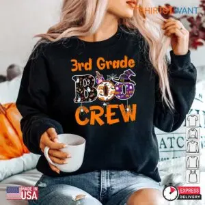 Boo Crew Halloween Shirt: 3rd Grade Teacher Student Boo Crew Halloween Tee 9 Boo Crew Halloween Shirt Teachers Spooky Squad Tee 5 1.jpg
