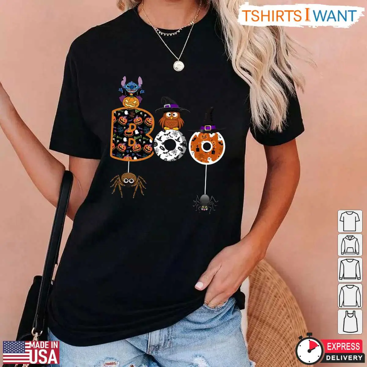 Boo Halloween T Shirt Stitch Owl Witch and Spider Cute Halloween Graphic Tee 3 1.jpg
