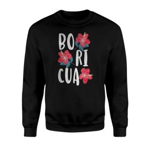 Boricua Hibiscus Flower Puerto Rico T Shirt 3 1.jpg