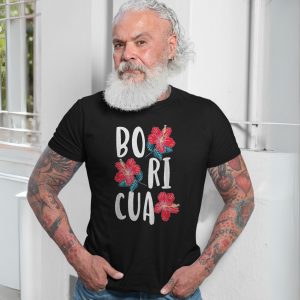 Boricua Hibiscus Flower Puerto Rico T Shirt 7 1.jpg