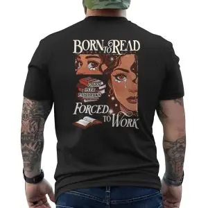 Born to Read Forced to Work Retro Bookworm Graphic T-Shirt 12 Born to Read Forced to Work Retro Bookworm Graphic T Shirt 6 1.jpg