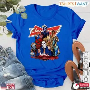 Budweiser Halloween Horror Characters T-Shirt 6 Budweiser Halloween Horror Characters T Shirt 2 1.jpg