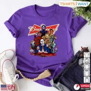 Budweiser Halloween Horror Characters T-Shirt 7 Budweiser Halloween Horror Characters T Shirt 3 1.jpg