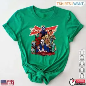 Budweiser Halloween Horror Characters T-Shirt 8 Budweiser Halloween Horror Characters T Shirt 4 1.jpg